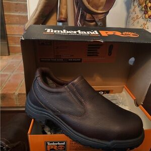 Timberland PRO Men's Brown Slip-On Shoes